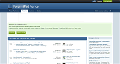 Desktop Screenshot of forumipad.fr